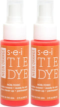 S.E.I. Neon Orange Tie Dye Spray Bottle: 2oz. Non Toxic Fabric Dye Spray by SEI