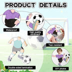 OBUSATT 60 Pcs Soccer Player Theme Cutouts Soccer Bulletin Board Decorations - Image 3