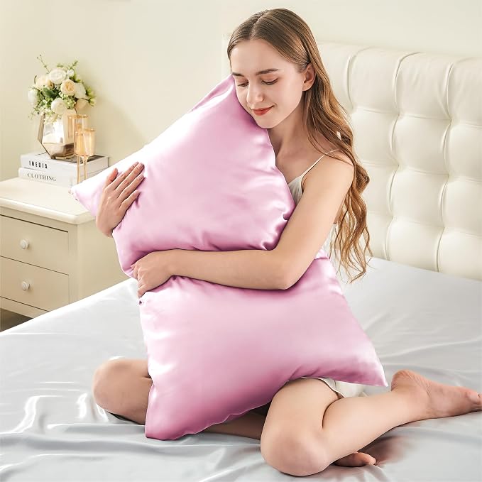 INFIIXSO Mulberry Silk Pillow Cases King Size Set of 2, Silk Pillowcase - Image 3
