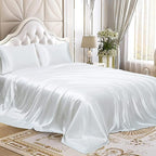 Homiest White Satin Flat Sheet - Image 4
