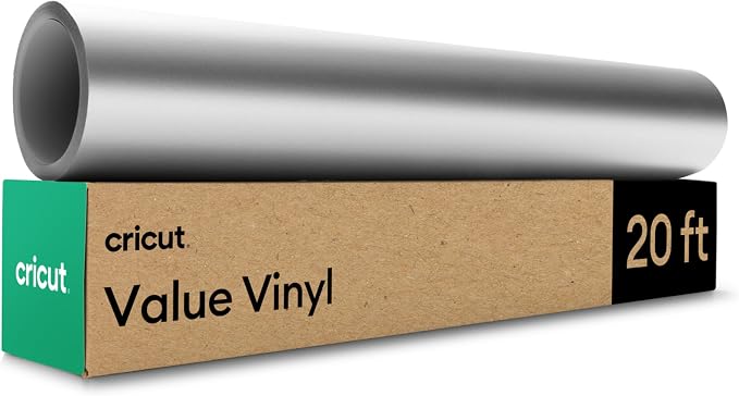 Cricut Value Permanent Vinyl, Matte Silver | by Unknown