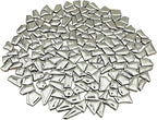200g Ceramic Mosaic Tiles for Crafts, Irregular Stained Ceramic 0.2"x0.8" by Esweny