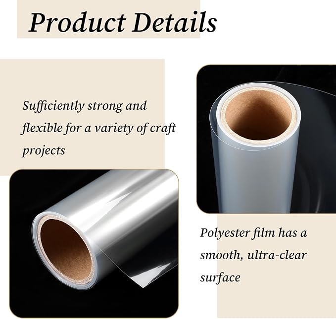 4 mil 12 Inches x 40ft Rolls Acetate Sheets Blank Stencil Sheets Transparency - Image 4