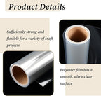 4 mil 12 Inches x 40ft Rolls Acetate Sheets Blank Stencil Sheets Transparency - Image 4