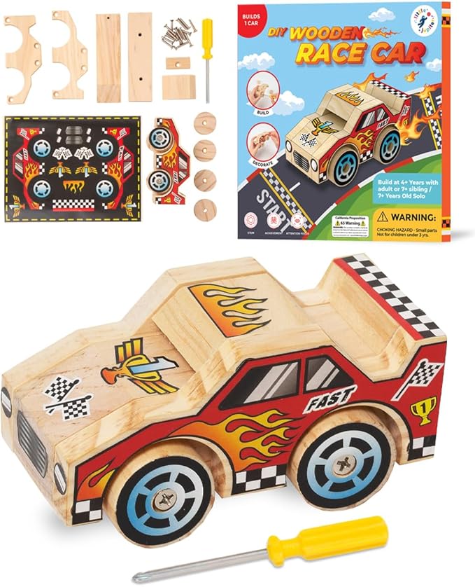 Little Jupiter DIY Wooden Kits w/Stickers by LittleJupiter