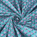 E-Tailor® Indian Ethnic 100% Cotton Voile Running Hand Block Print Natural by E-Tailor
