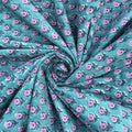 E-Tailor® Indian Ethnic 100% Cotton Voile Running Hand Block Print Natural by E-Tailor