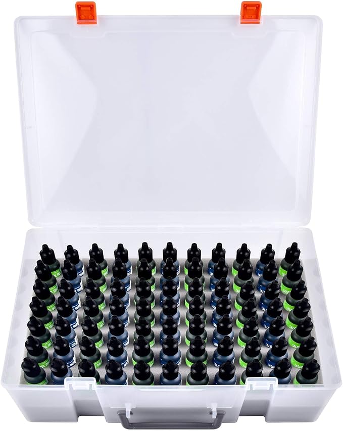 Alcohol Ink Storage Case and Paint Carrying Organizer, Miniature Holder Fits by FullcaseEasyLifeStorage