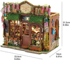 DIY Miniature Dollhouse Kit, 1:24 Scale Wooden 3D Puzzle Model Building Set - Image 2
