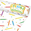 Qyeahkj Colorful Pencil Bulletin Board Paper Roll Pencil Bulletin Board by Qyeahkj