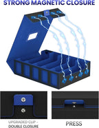 Trading Card Storage Box, 5 Row Card Deck Case - Image 4