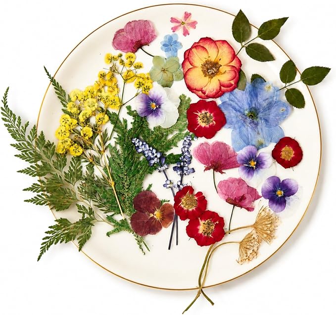 Pressed Dried Flowers for Crafts, Wedding DIY, Jewelry Making, Scrapbooking & - Image 8