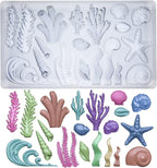 Sea Creature Mold for Polyclay Air Dry Clay Plaster by FUNSHOWCASE