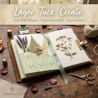Scrapbook Paper & Scrapbooking Supplies, Vintage Green 6x6 Double-Sided - Image 3