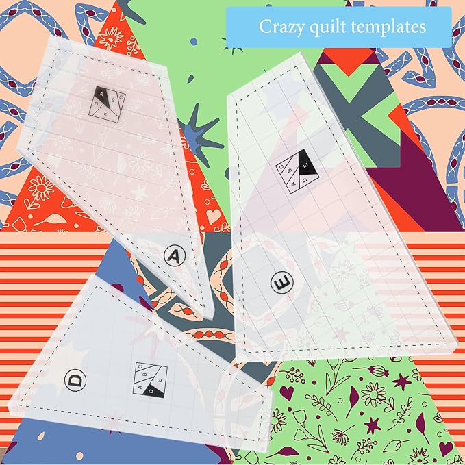 Quilting Rulers and Templates, Quilt Ruler Set Quilting Supplies - Image 6