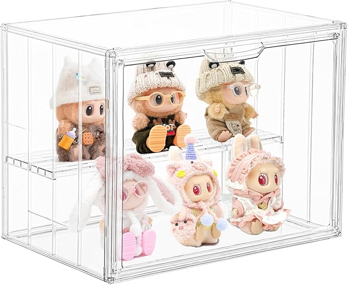 Clear Acrylic Display Case Upgrade 4 Tier Figure Display Case - Image 6