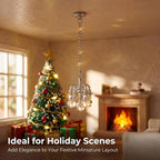 Dollhouse Miniature Chandelier 1:12 Scale Chrystaline Chandelier Pendant 5 Head - Image 6