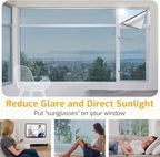LUTE One Way Window Privacy Film, Window Tint, 17.5" x 118.1" | Sun Blocking UV - Image 5