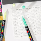 Acrylic Paint Markers Pens, 36 Vivid Colors Acrylic Markers Set, Direct Liquid - Image 4