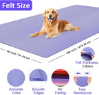 XSEINO Lavender Large Felt Fabric 108" X 36 ", 1.4 mm Thick Soft Felt Fabric - Image 2