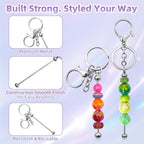 28 Pcs Beadable Keychain Bars - Image 6