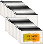 ZeeDix Canvas Zipper Pouch Bulk – 8.3 x 5 Inches Cotton Canvas Pouches by ZeeDix