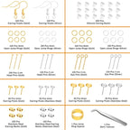Modacraft 2000Pcs Earring Making Supplies Kit - Image 3