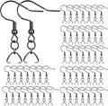 Earring Hooks 50PCS/25Pairs, Stainless Steel Ear Wires Fish Hooks, by MENKEY