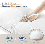 JOLLYVOGUE Pillows Standard Size Set of 4, Washable Supportive Full Size Bed - Image 3