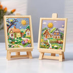 Wooden Canvas Panels with Easel Set – Complete Art Supplies - Image 6