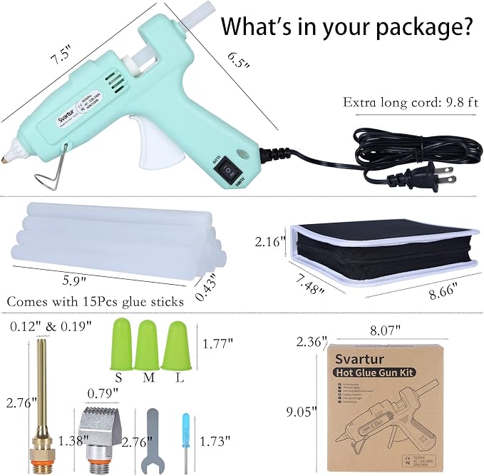 Full Size Hot Glue Gun Kit - Image 4