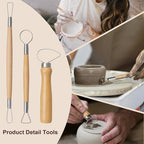 Amrules Clay Tools Kit, Practical Polymer Clay Sculpting Tools Kit, Air Dry - Image 4