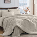 HEVUMYI Linen Full Comforter Set by HEVUMYI