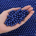 DUQGUHO Blue Beads for Bracelets Pearls for Jewelry Making 8mm Blue Pearl for by DUQGUHO