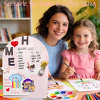 2 Pack Metal Pink Magnet Display Board - Image 5