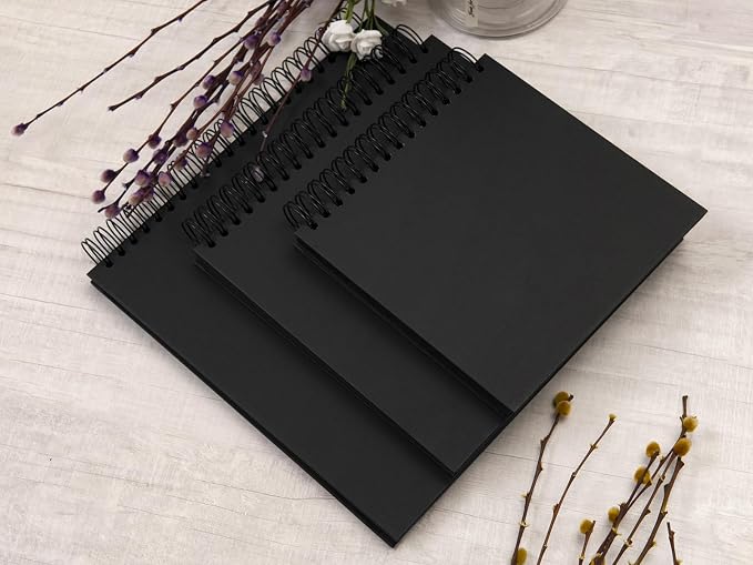 potricher 12 x 12 Inch Large DIY Scrapbook Photo Album 80 Pages Thick Kraft - Image 6