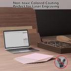 8 Pack Pre-Painted Colored Plywood Sheets, 8 Colors Mixed Basswood, DIY Crafts - Image 6
