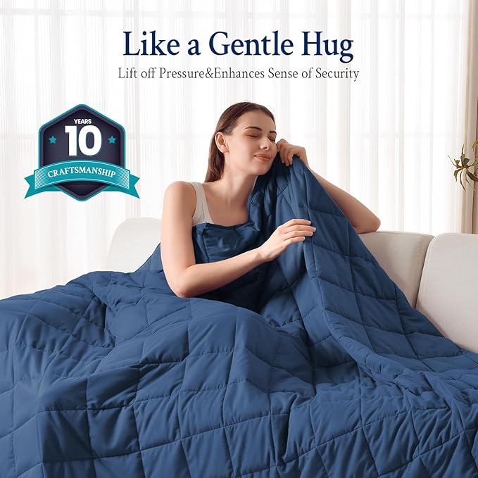 Topblan Weighted Blanket for Adults 15lbs, Soft Cooling Breathable Weighted - Image 2