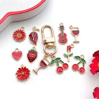 WOCRAFT 40pcs 20 pairs Assorted Enamel Bracelet Charms - Image 5