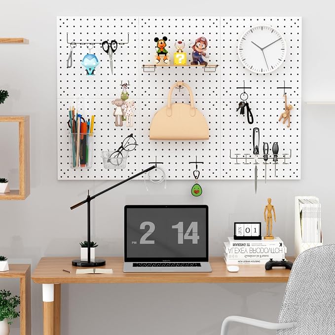 Peg Board Kit, Includes Pegboard and Accessories, - Image 6