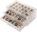 CLUQMEIK Acrylic Rock Collection Display Case by CLUQMEIK