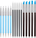 15PCS Silicone Clay Sculpting Tool, Pottery Tools Modeling Dotting Tool Resin by Unknown
