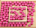 AD Beads Large Hole Wood Spacer Wooden Jewelry Making Bracelet Necklace - Image 3