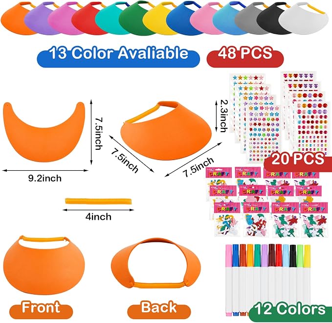 Outus 69 Pcs Assorted Craft Decorations - Image 3