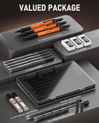 Nicpro 3 PCS 1.3 mm Orange Mechanical Pencils Set - Image 5