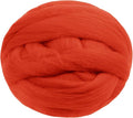 JeogYong Needle Felting Wool, 3.53oz Wool Roving Chunky Wool Yarn, Dark Orange by JeogYong