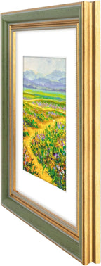 Golden State Art, 11x14 Ornate Picture Frame Holds 8x10 Photo, build-in hangers - Image 7