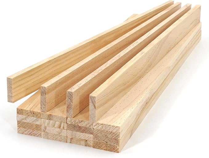 Wood Strips Slats Square Wooden Dowels by Unknown