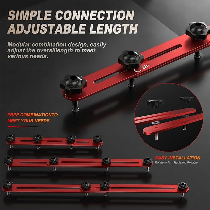Stair Tread Template Tool, Dual-Lock Adjustable Stair Gauge | 8-60 in - Image 5