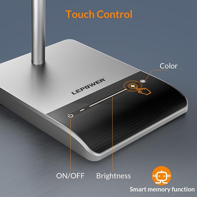LEPOWER Desk Lamp, 800LM LED for Home Office, True Eye-Caring for Reading | 50 - Image 7